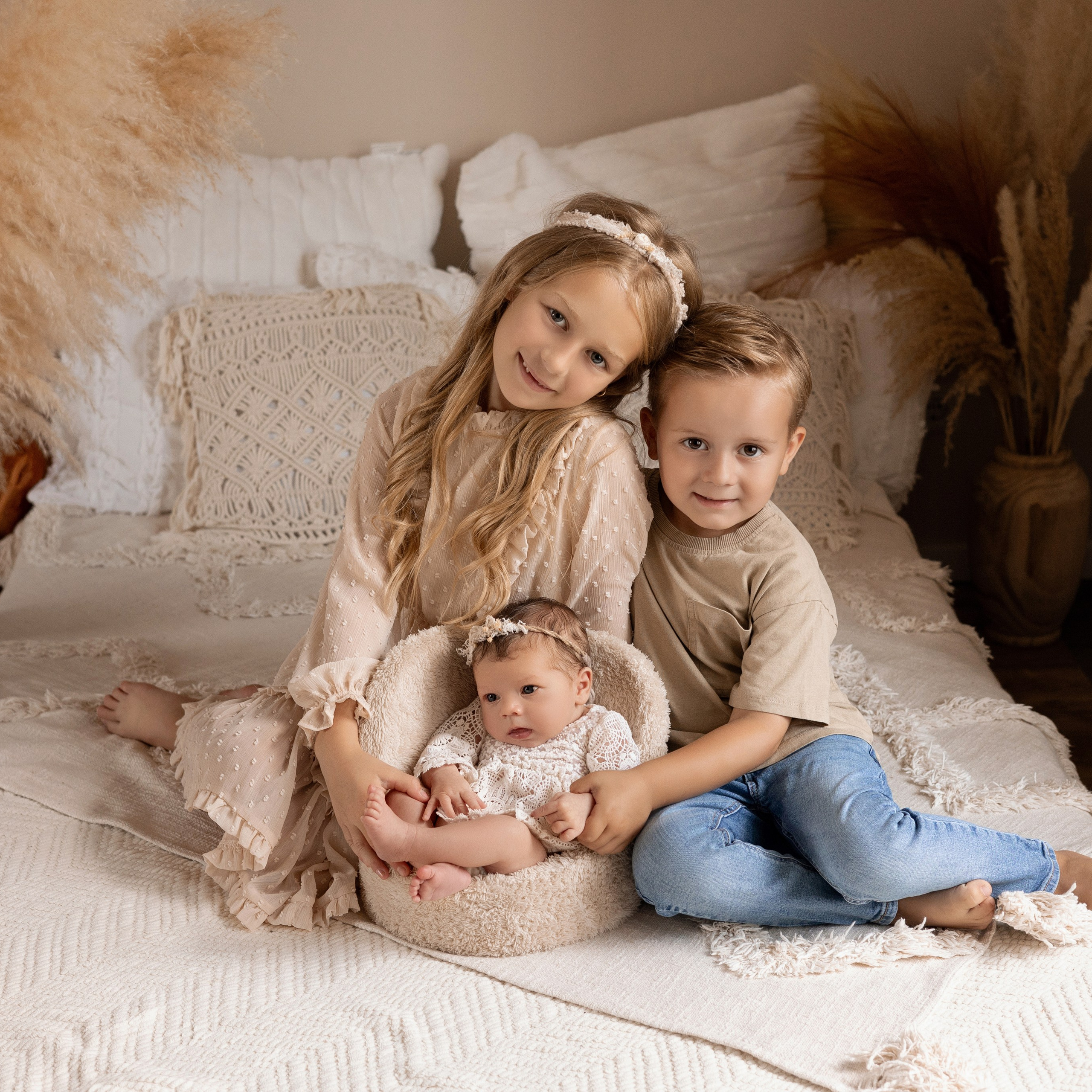 Cindy & Kevin mit Luana, ilian und Livia